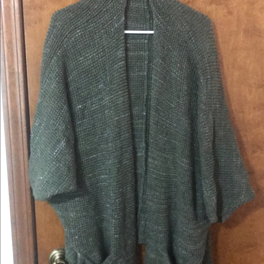 Oversized chunky knit cardigan